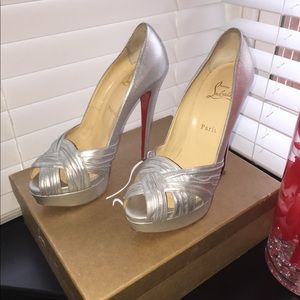Silver heels